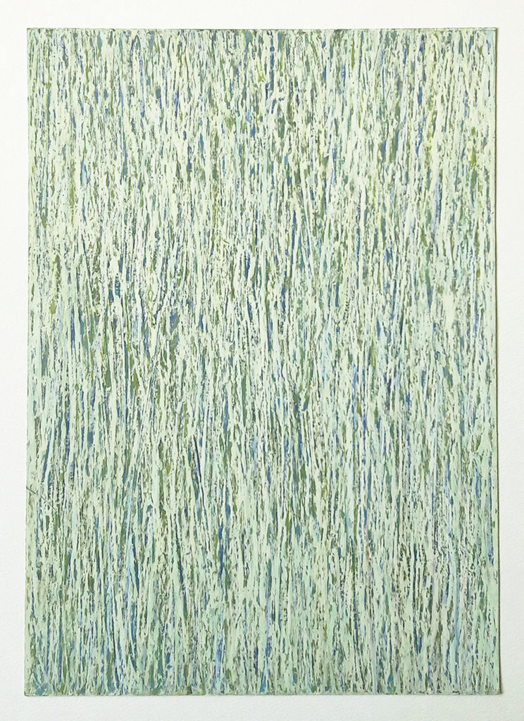 Christiane Conrad „Darß – Ostsee“ 2019 Ölpastell auf Papier, 30 x 21 cm, gerahmt